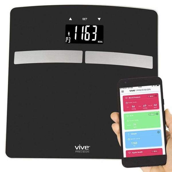 Vive Health Smart Body Fat Scale - Black DMD1044BLK